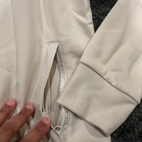 Old Navy Beige Zip-Up Hoodie - Picture 2 of 5